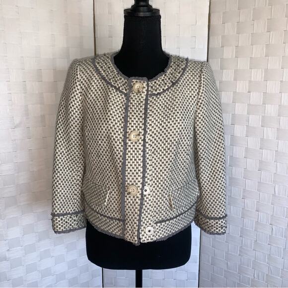 Juicy Couture Blazer Jacket Tweed with button snaps Clueless Women’s Size Small - Picture 3 of 13